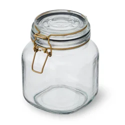 Kamenstein Preserve Clamp Jar - Black - 33.8 oz