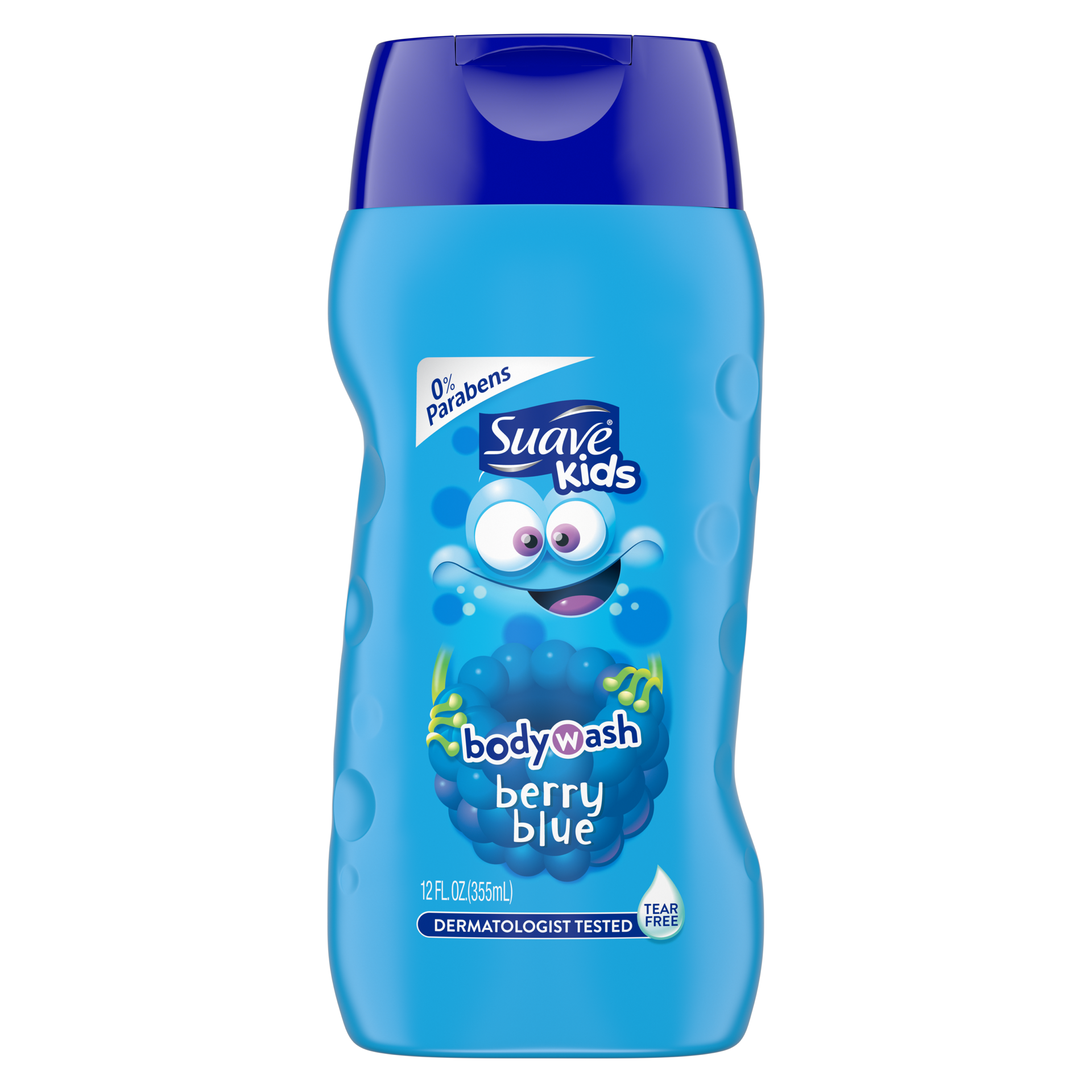 slide 2 of 4, Suave Kids Body Wash Tear Free Berry Blue, 12 oz, 12 oz