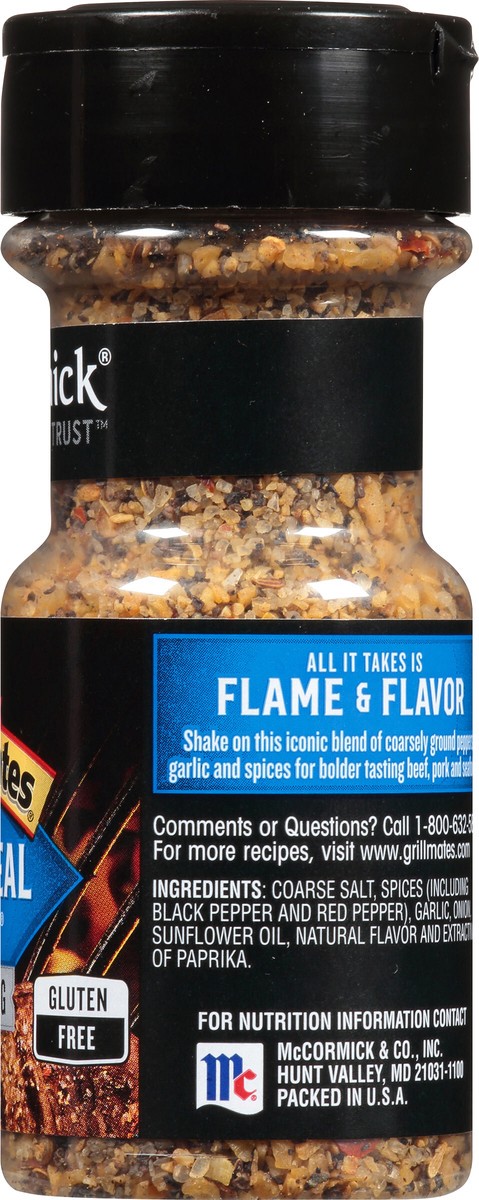 slide 7 of 7, McCormick Grill Mates Montreal Steak Seasoning, 3.4 oz, 3.4 oz