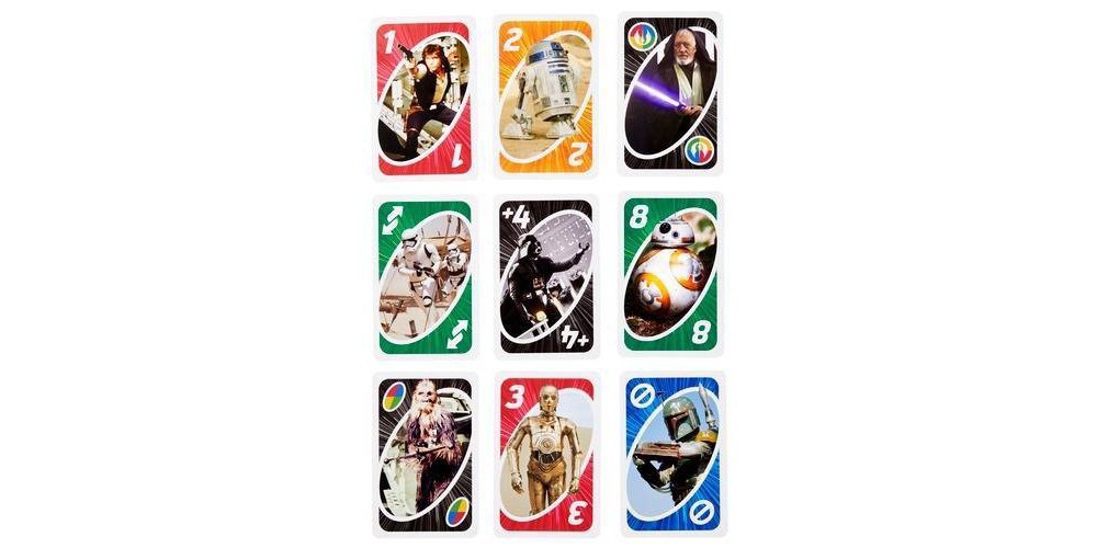 slide 3 of 4, Star Wars UNO Star Wars Card Game, 1 ct