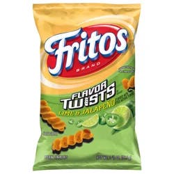 Fritos Flavor Twists Lime & Jalapeno Corn Snacks