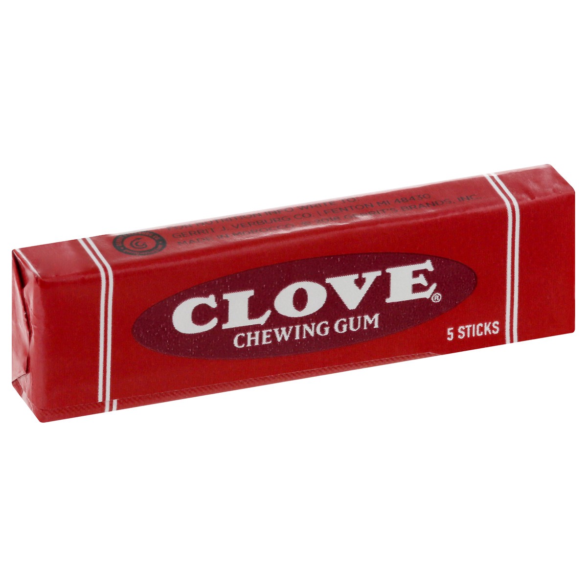 slide 4 of 12, Clove Chewing Gum 5 ea, 5 ct