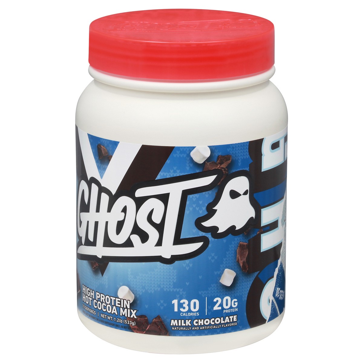 Ghost High Protein Milk Chocolate Hot Cocoa Mix 1.2 lb 1.2 lb Shipt