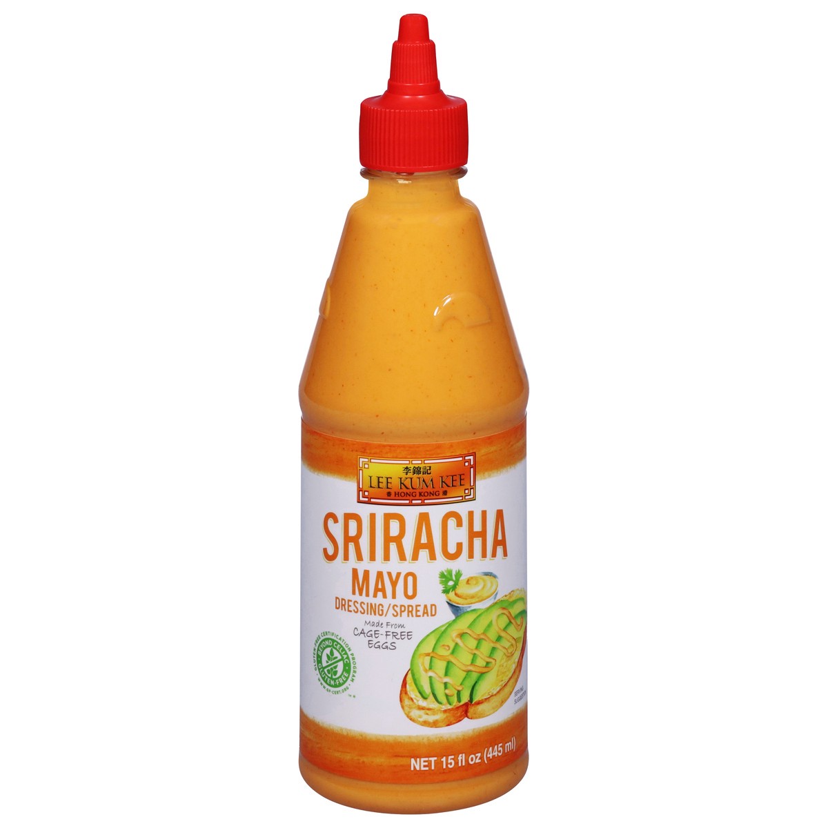 slide 1 of 9, Lee Kum Kee Sriracha Dressing/Spread 15 fl oz, 15 oz