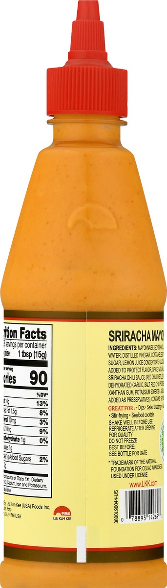 slide 5 of 9, Lee Kum Kee Sriracha Dressing/Spread 15 fl oz, 15 oz