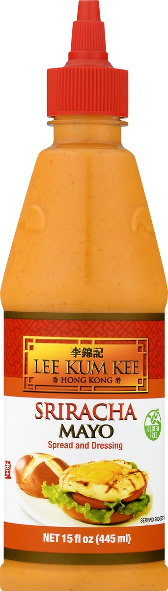 slide 6 of 9, Lee Kum Kee Sriracha Dressing/Spread 15 fl oz, 15 oz