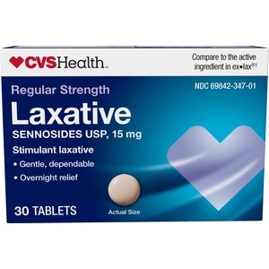 slide 1 of 1, CVS Health Regular Strength Laxative Tablets, 30ct, 30 ct