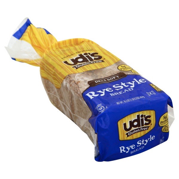 slide 1 of 5, Udi's rye style bread, 16.3 oz