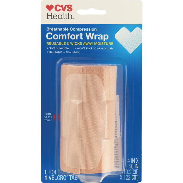 slide 1 of 1, Cvs Health Ultra Sport Wrap 4In, 1Ct, 1 ct