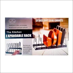 Culinary Edge Expandable And Adjustable Kitchen Storage Rack