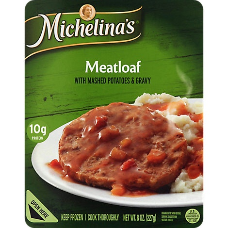 slide 1 of 1, Michelinas Meatloaf, 8 oz