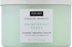 Tuscany Candle Tuscany Elemental Aromatics Rainforest Reset Detox Candle