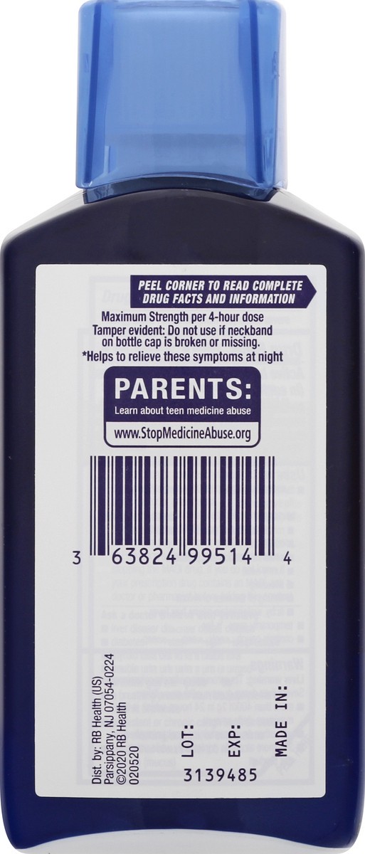 slide 8 of 9, Mucinex Maximum Strength Nightshift Cold & Flu 6 fl oz, 6 oz