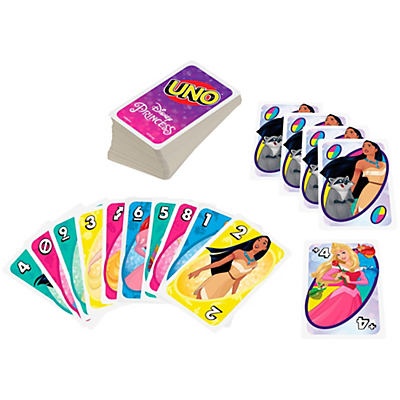 slide 1 of 1, Uno Disney Princess Card Game, 1 ct