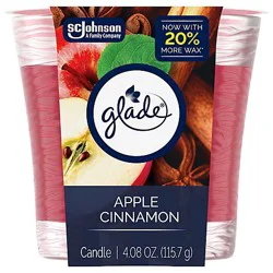 Glade Candle Apple Cinnamon - 4.08 OZ