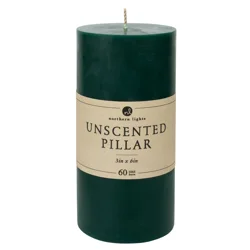 Northern Lights 3"x6" Pillar - Hunter Green