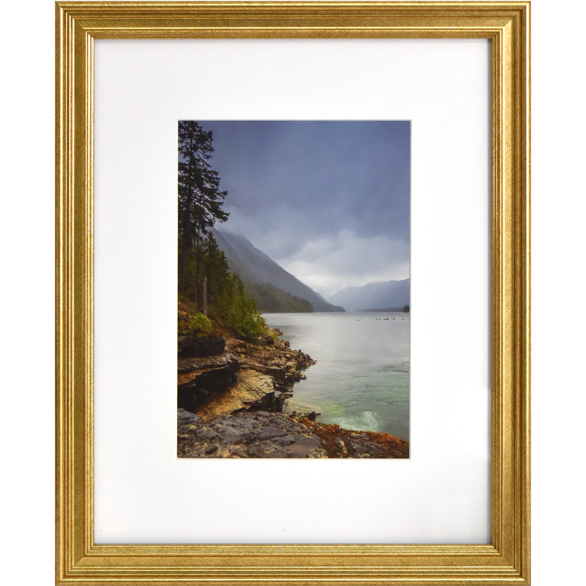 slide 6 of 7, 3 Pack Gallery Gold Frame With Mat By Studio Decor, 3 ct