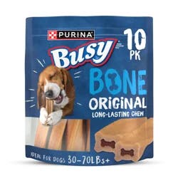 Busy 10 Pack Small/Medium Bone Original Dog Treats 10 ea