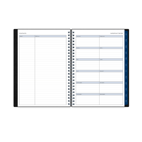 slide 8 of 8, Blue Sky 2026 Blue Sky Weekly/Monthly Planner, 5-7/8"" x 8-5/8"", Passages/Solid Black, January To December, 152940, 1 ct