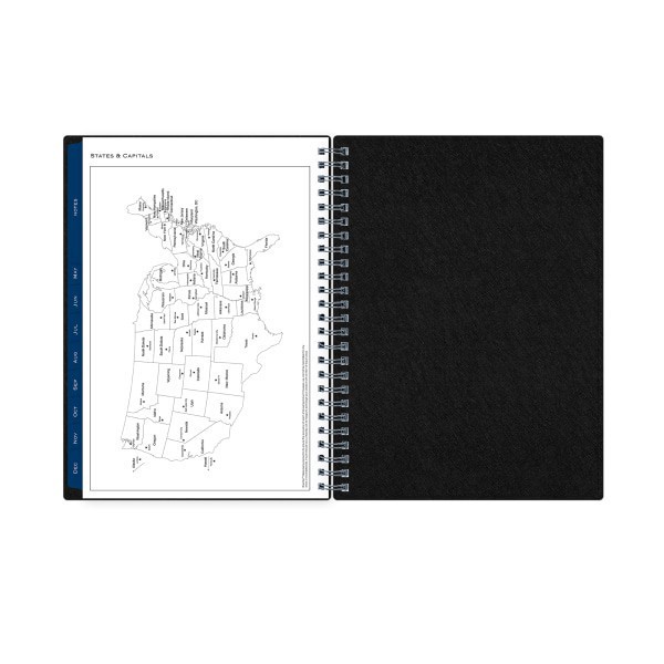 slide 7 of 8, Blue Sky 2026 Blue Sky Weekly/Monthly Planner, 5-7/8"" x 8-5/8"", Passages/Solid Black, January To December, 152940, 1 ct