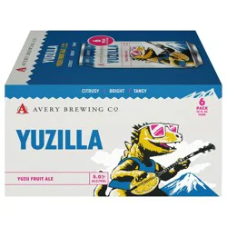 Avery Brewing Avery Yuzilla, 6 Pack, 12 fl oz Cans, 5% ABV