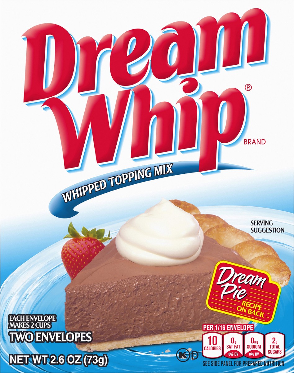 slide 1 of 11, Dream Whip Whipped Topping Mix, 2 ct Packets, 2.6 oz