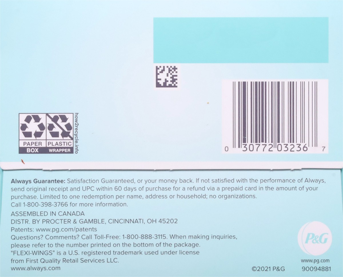 slide 5 of 12, Always Heavy Flow Pure Cotton Unscented Pads Size 2 34 ea, Size 2