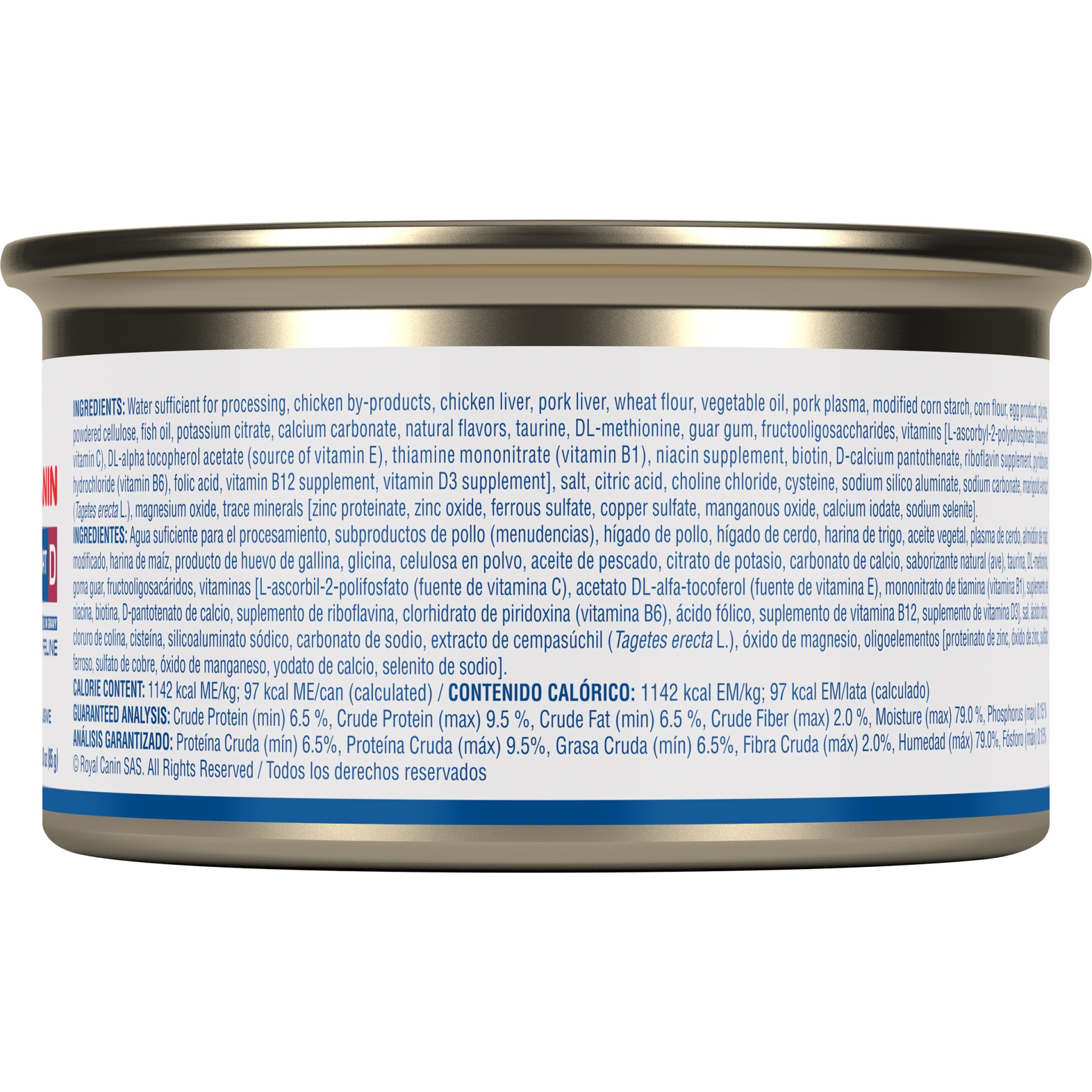 slide 3 of 7, Royal Canin Feline Veterinary Exclusive Renal Support D Morsels in Gravy Wet Cat, 3 oz