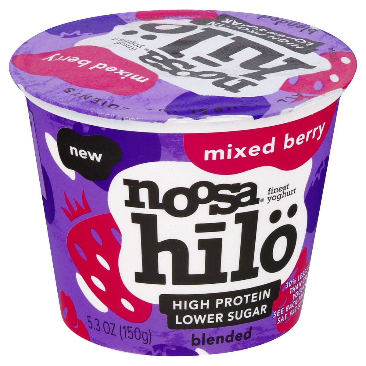 slide 2 of 9, Noosa Finest Mixed Berry Greek Yogurt, 5.3 oz