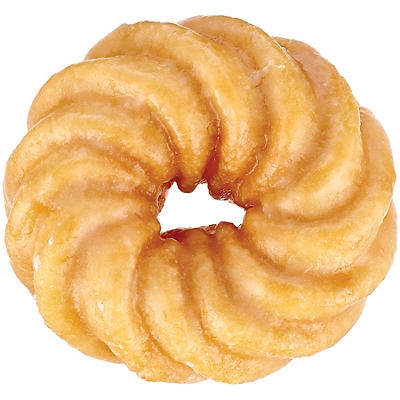 slide 1 of 1, H-E-B Cruller Glazed Donut, 2 ct