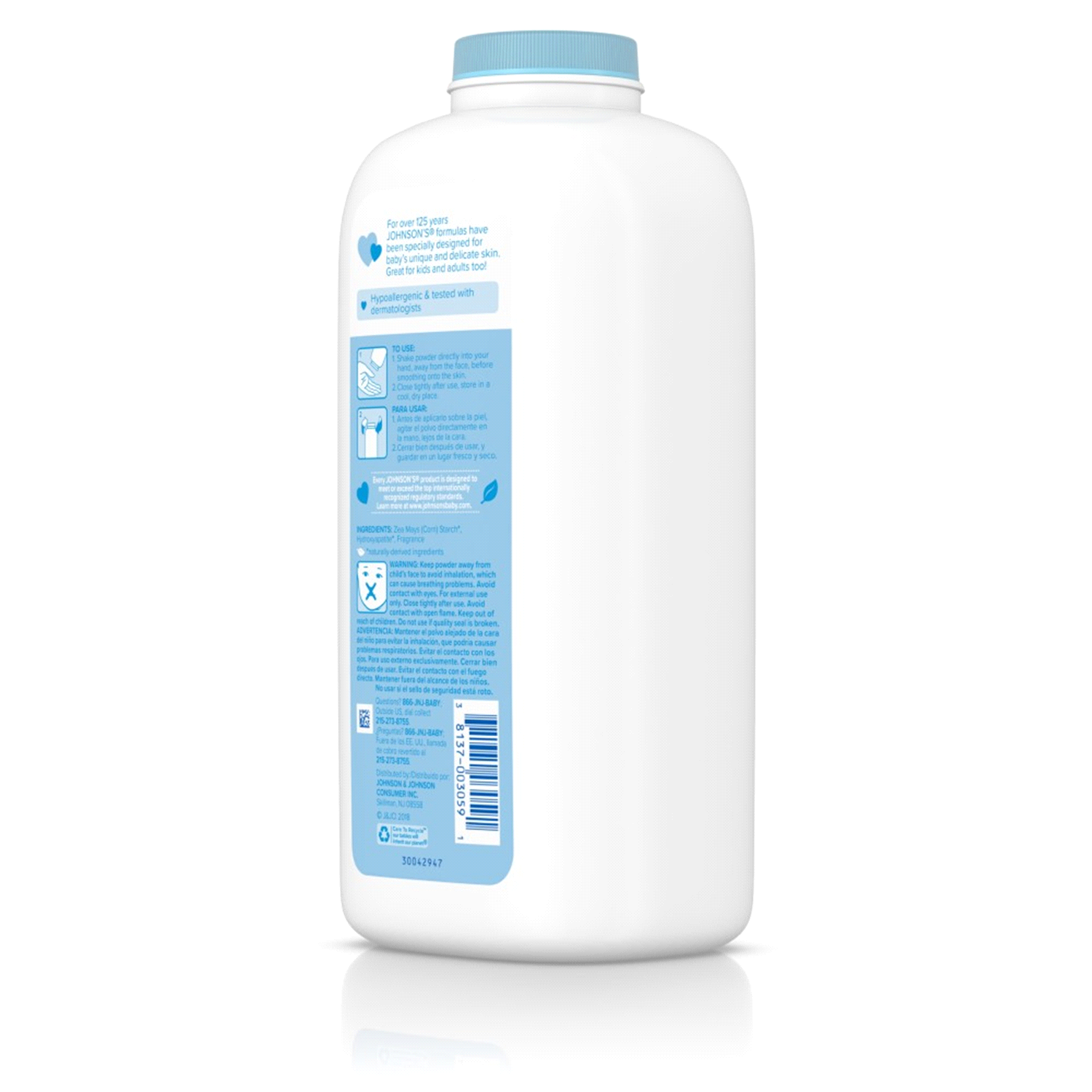 slide 4 of 4, JOHNSON'S Aloe & Vitamin E Powder 22 Oz (623 g), 22 oz