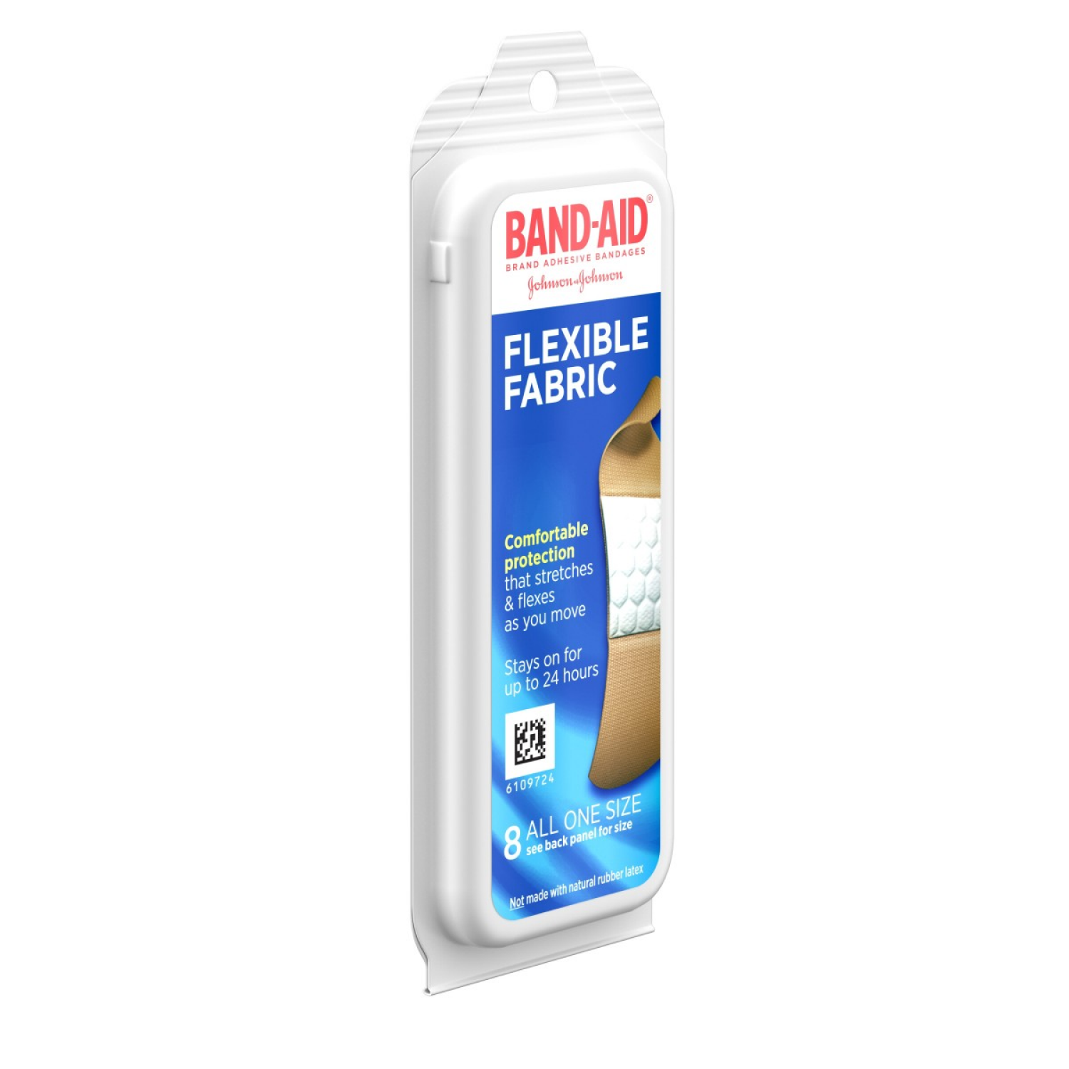 slide 2 of 4, BAND-AID Brand Flexible Fabric Adhesive Bandages, 8 Count, 8 ct