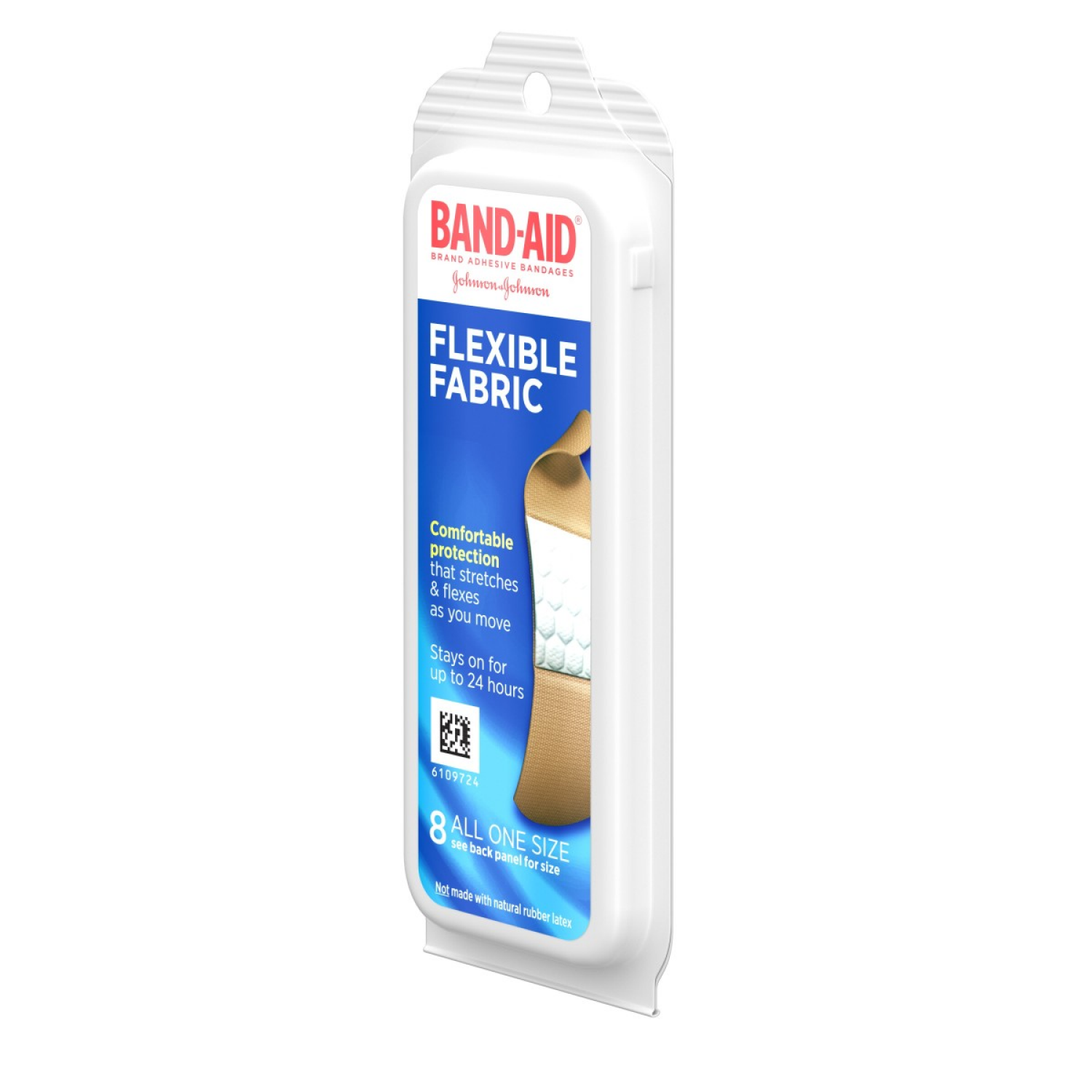 slide 3 of 4, BAND-AID Brand Flexible Fabric Adhesive Bandages, 8 Count, 8 ct