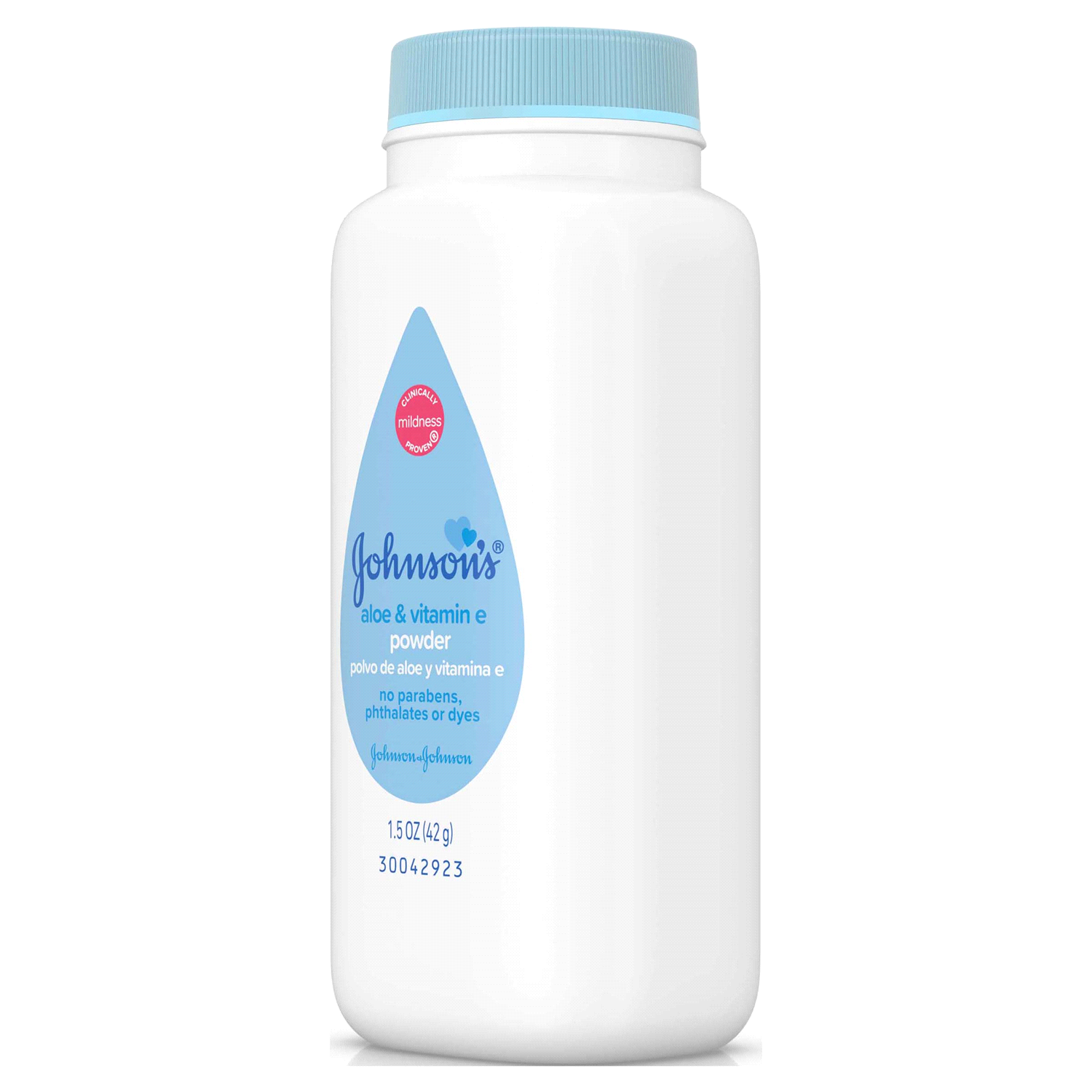 slide 4 of 5, JOHNSON'S Aloe & Vitamin E Powder 1.5 Oz (42 g), 1.5 oz
