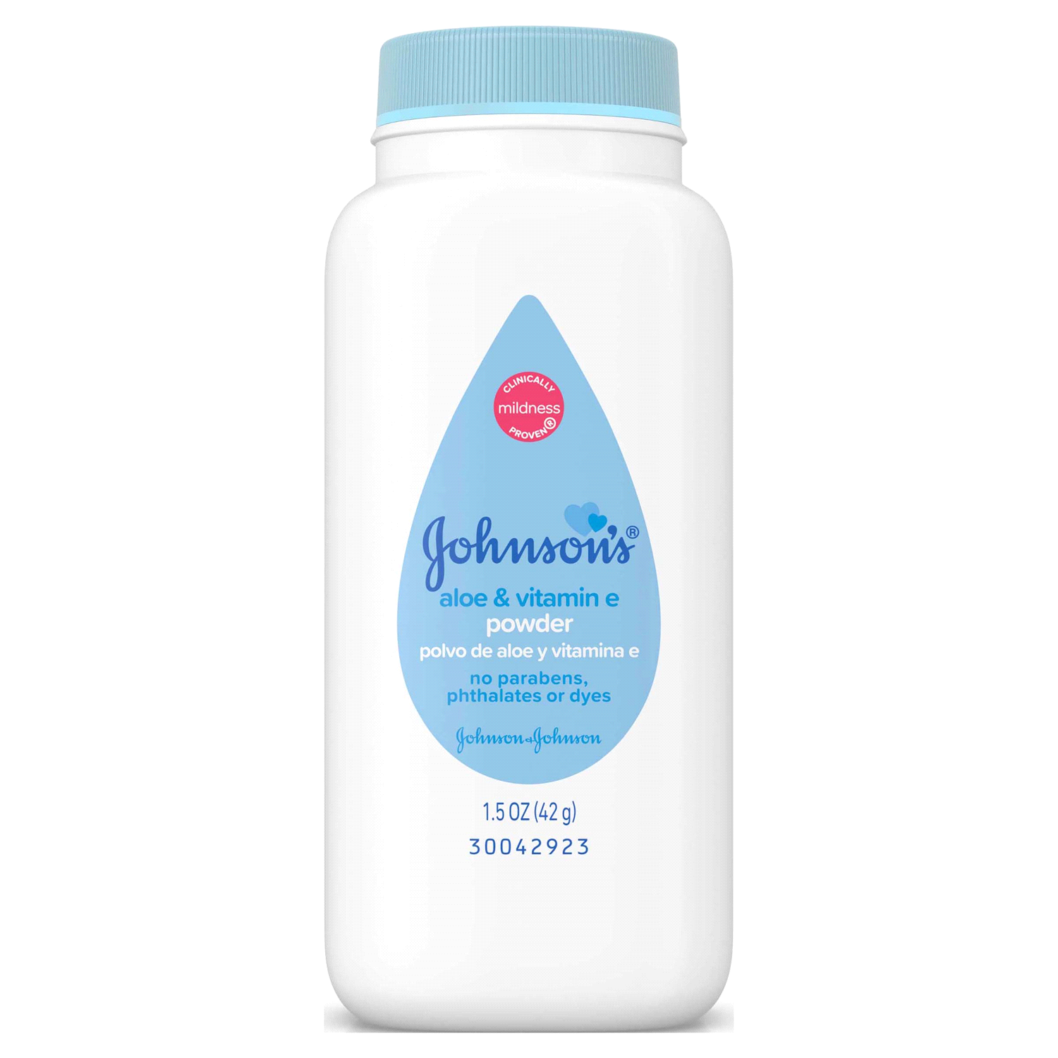 slide 1 of 5, JOHNSON'S Aloe & Vitamin E Powder 1.5 Oz (42 g), 1.5 oz