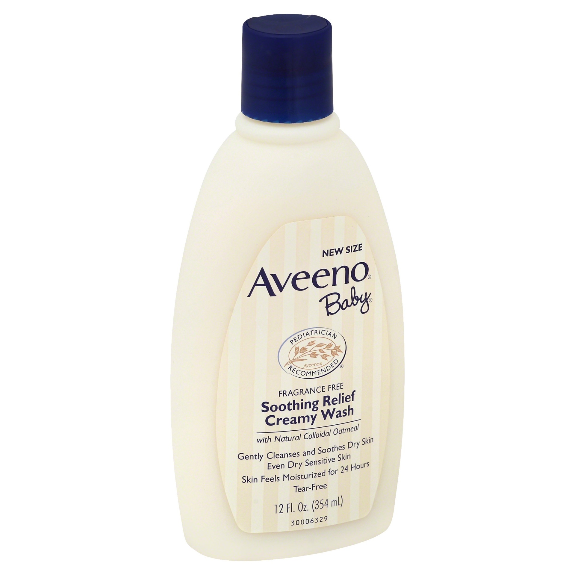 slide 1 of 7, Aveeno Baby Soothing Relief Creamy Wash, 12 fl oz