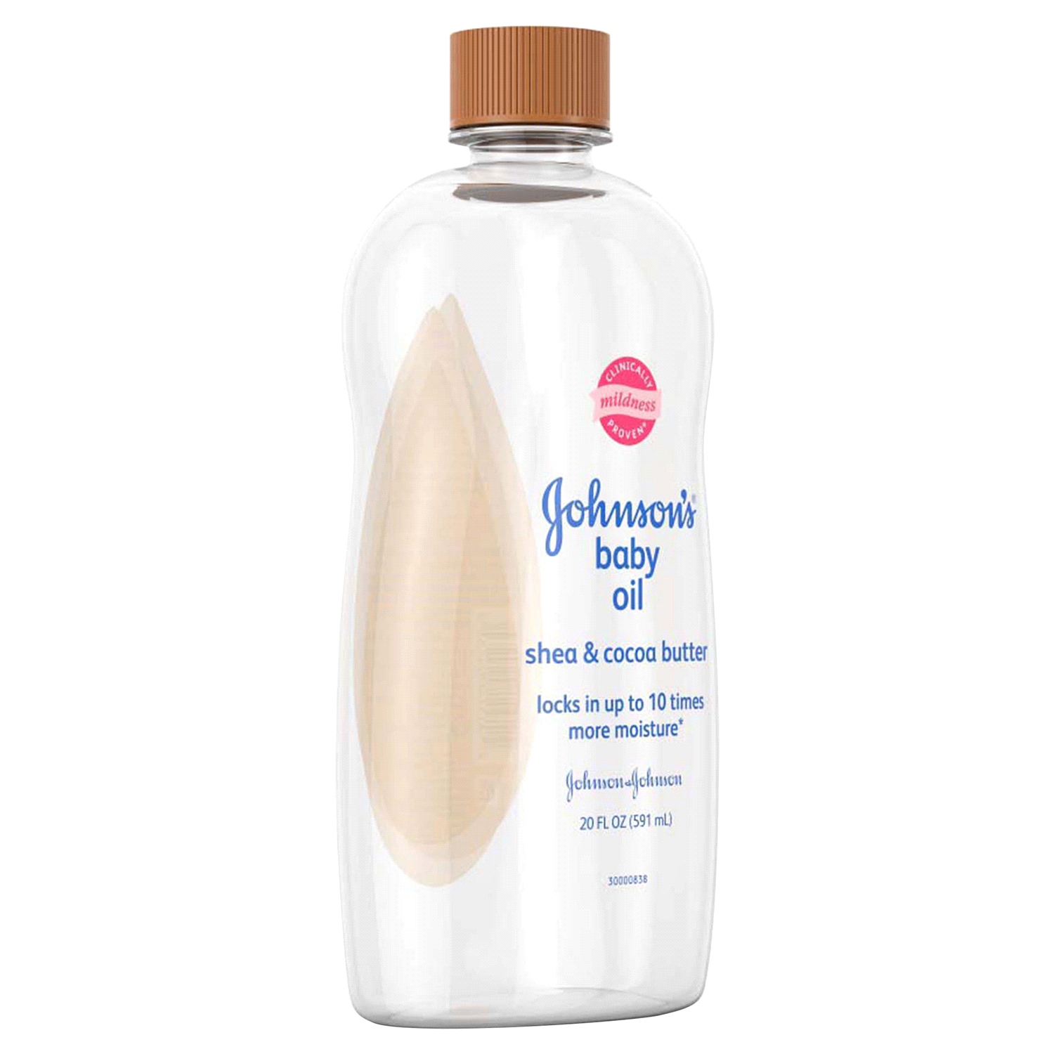 slide 3 of 4, Johnson's Baby Oil with Shea & Cocoa Butter, 20 fl. oz, 20 fl oz