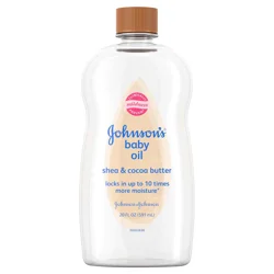 Johnson's Baby Oil with Shea & Cocoa Butter, 20 fl. oz