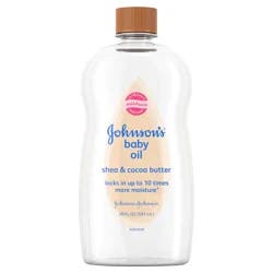 Johnson's Baby Oil with Shea & Cocoa Butter, 20 fl. oz