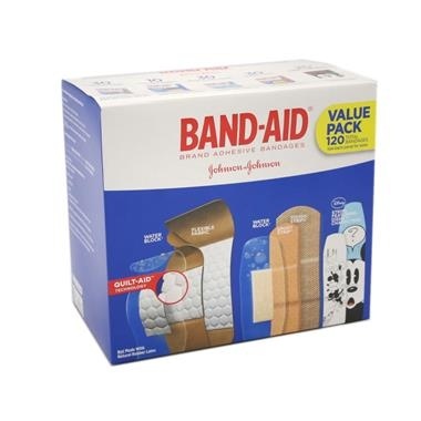 slide 1 of 8, BAND-AID Red Cross Safe Travels First Aid Kit, 120 ct