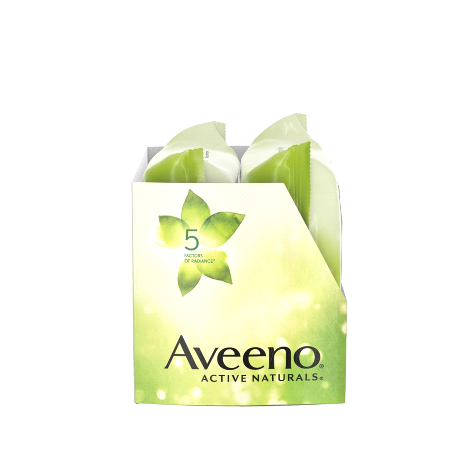 slide 2 of 4, Aveeno Positively Radiant Makeup Removing Wipes, 25 Count, Twin Pack, 2 ct