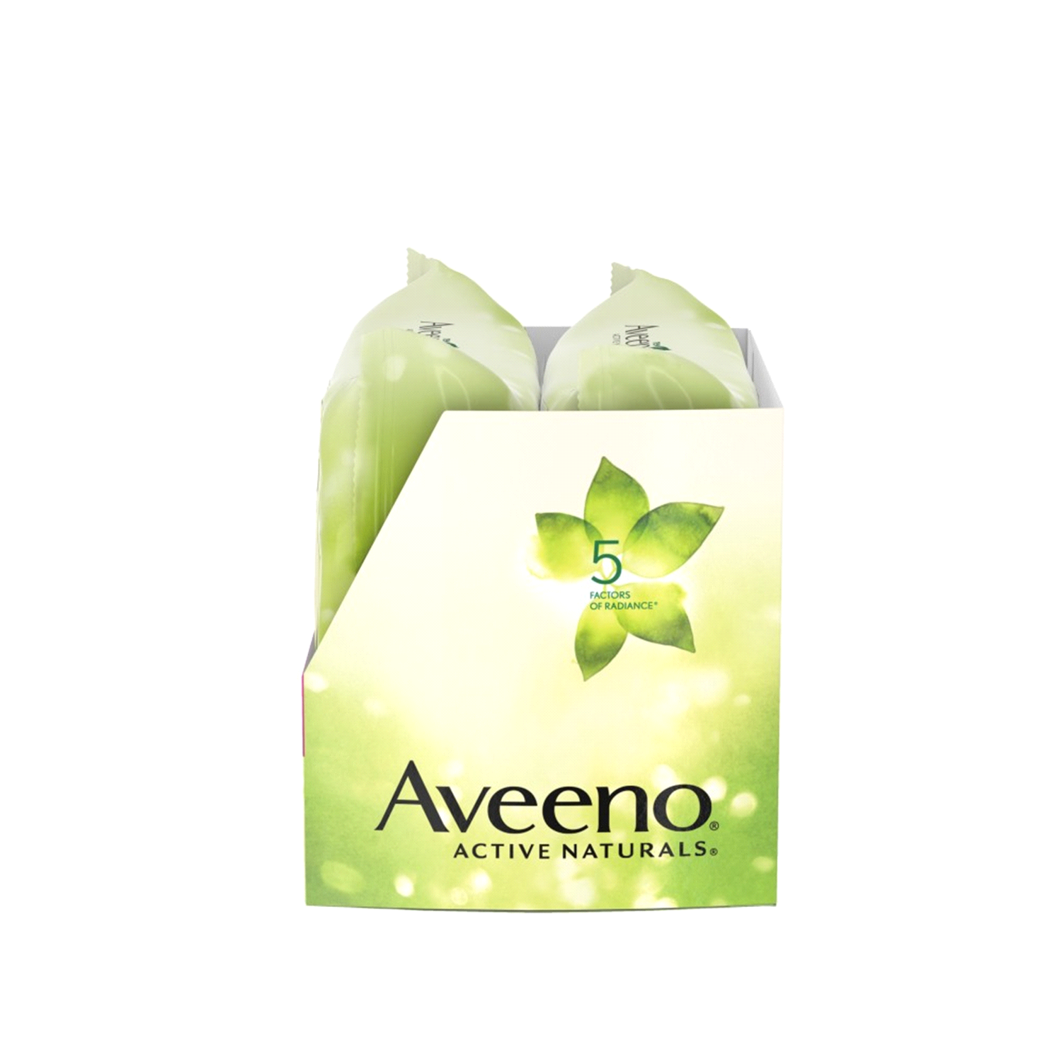 slide 3 of 4, Aveeno Positively Radiant Makeup Removing Wipes, 25 Count, Twin Pack, 2 ct