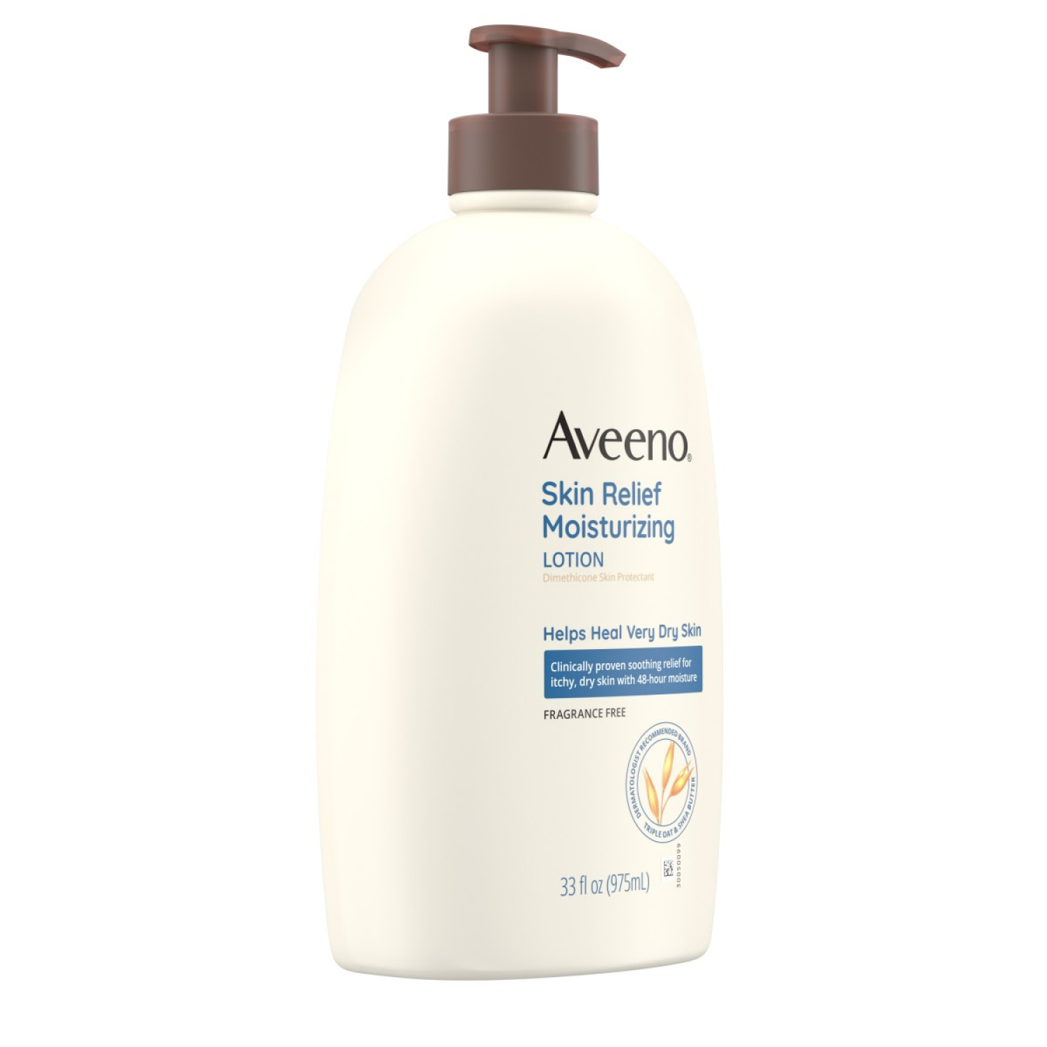 slide 5 of 5, Aveeno Adult Body Moisturising, Lotion, Fragrance-Free, 33 fl oz