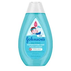 Johnson's Clean & Fresh Kids' 2-in-1 Shampoo & Body Wash, 13.6 fl. oz