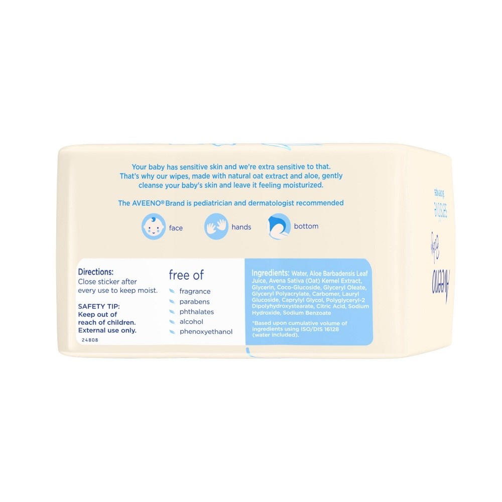 slide 10 of 11, Aveeno Baby Sensitive All Over Wipes, 3 ct