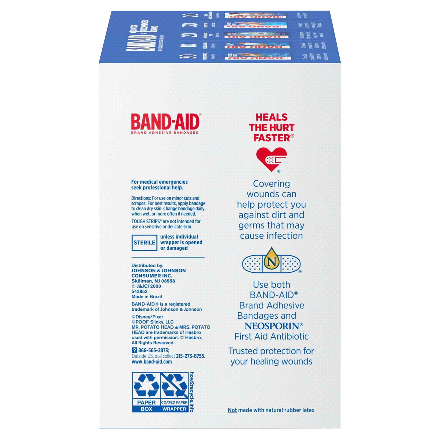 slide 2 of 4, BAND-AID Brand Adhesive Bandages Family Variety Pack, 110 Count, 110 ct