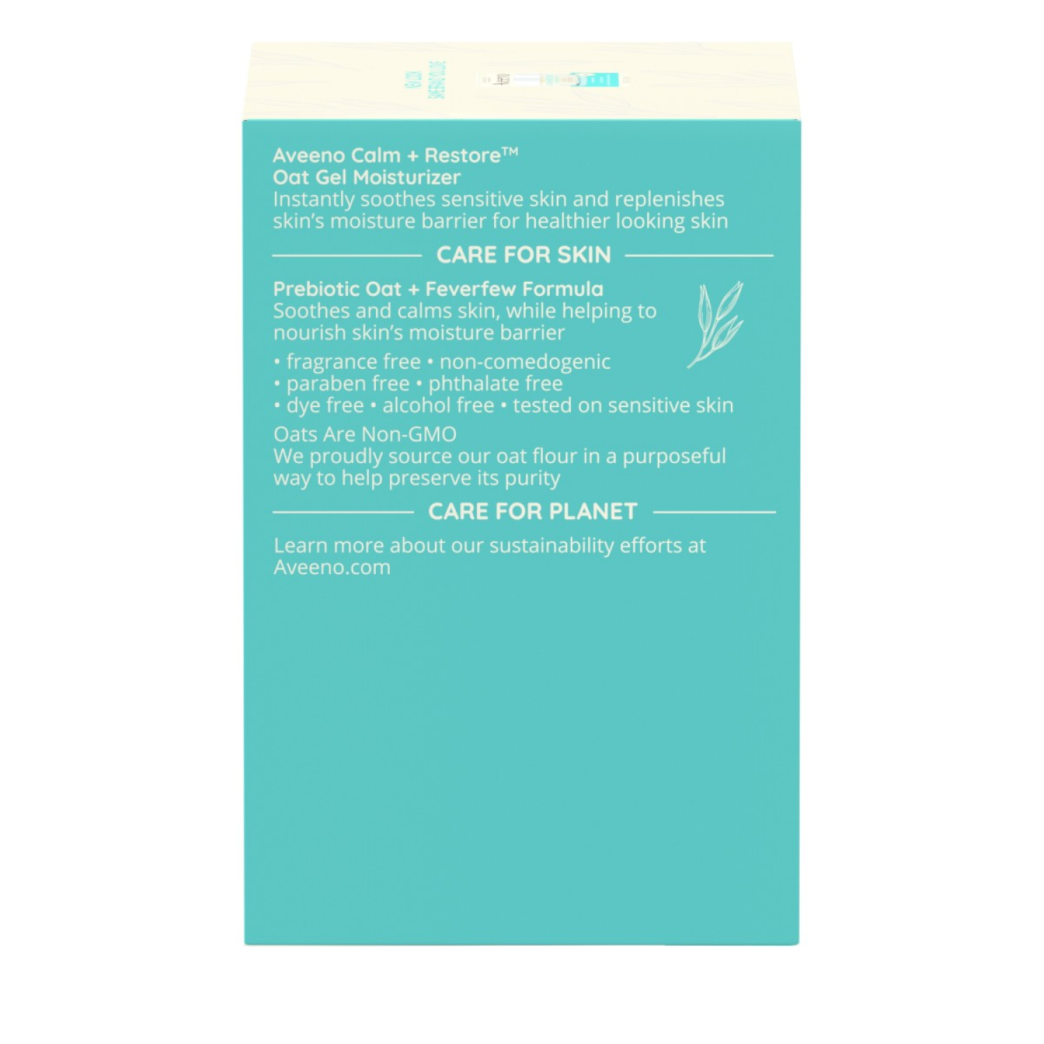 slide 4 of 7, Aveeno Calm + Restore Oat Gel Face Moisturizer, For Sensitive Skin, 1.7 Oz, 1.7 oz