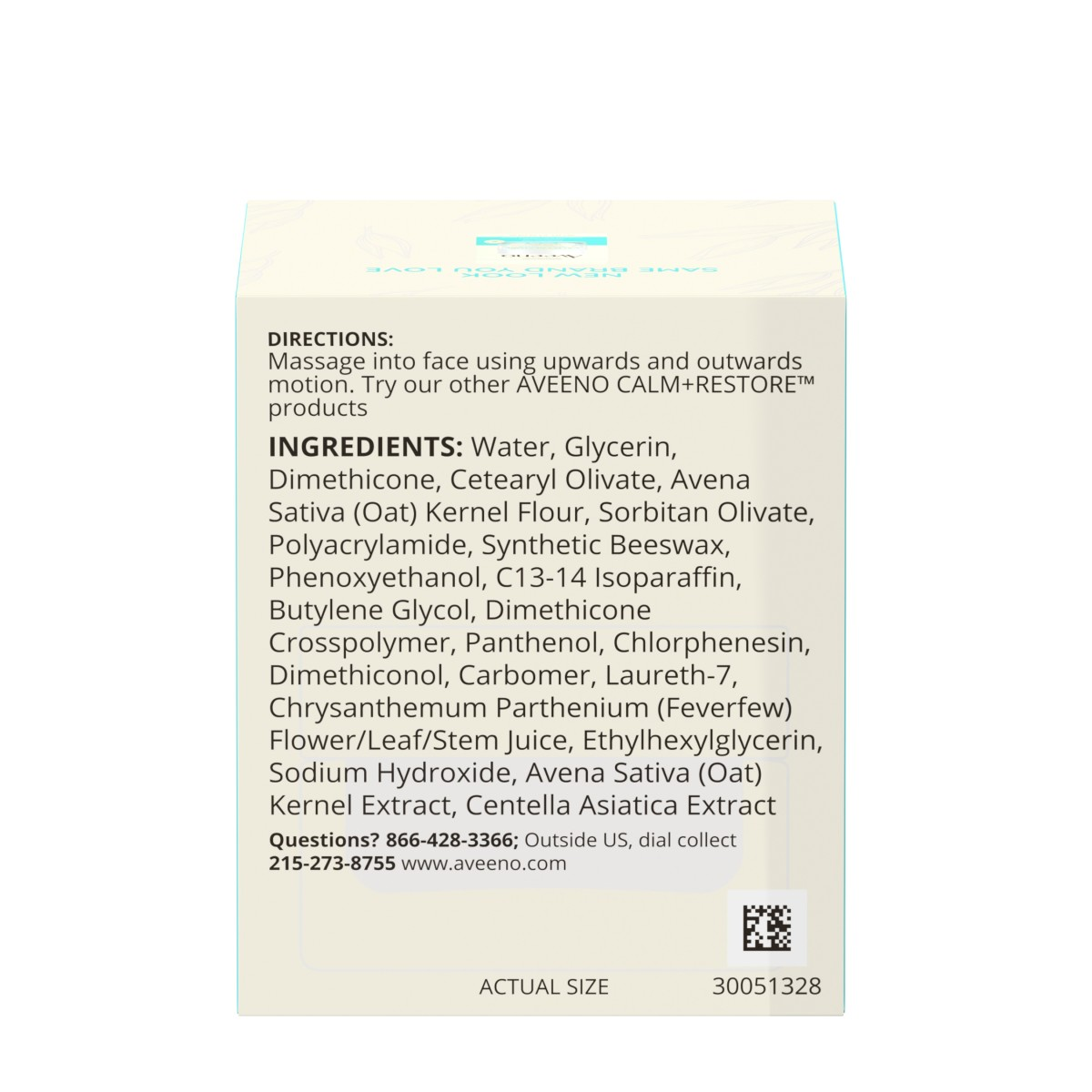 slide 7 of 7, Aveeno Calm + Restore Oat Gel Face Moisturizer, For Sensitive Skin, 0.5 Oz, 0.5 oz