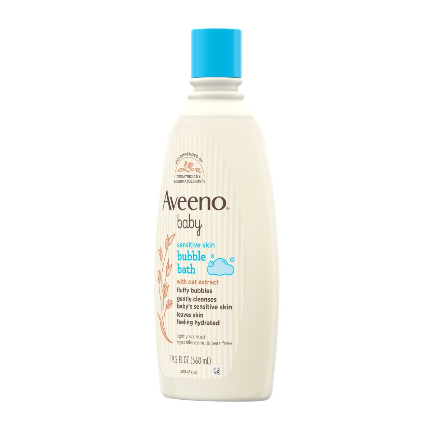 slide 6 of 6, Aveeno Sensitive Skin Bubble Bath with Oat Extract 19.2 fl oz, 19.2 fl oz