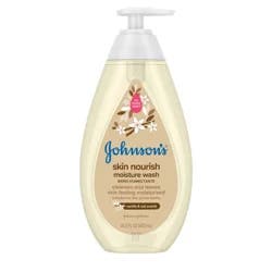 Johnson's Johnson’s Skin Nourishing Moisture Baby Wash, Vanilla and Oat Scents, 20.3 Fl. Oz (600 mL)